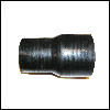 Silicone hose, Red, 16-13mm black
